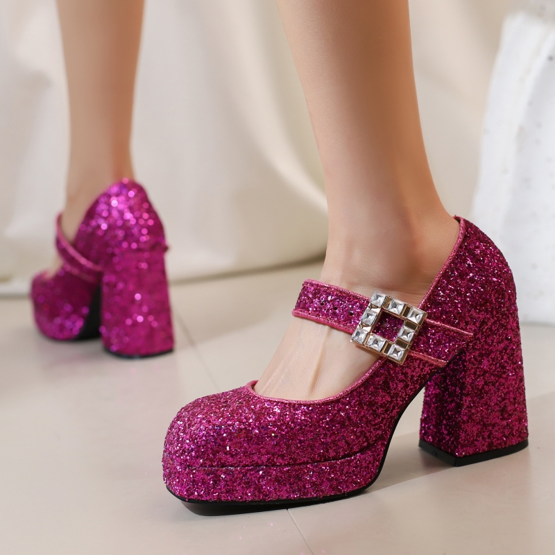 Women'S Formal Wear For Wedding - Sapatos Femininos Mary Jane de Salto