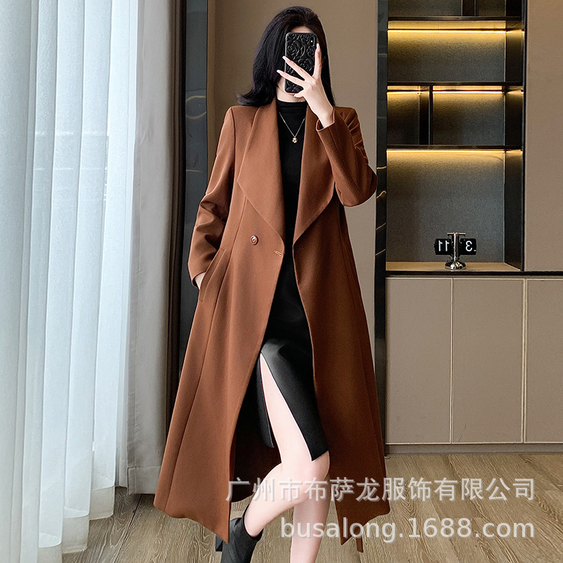 Women Formal Wear Winter - Novo Casaco Trench Feminino Outono/Inverno 2025,