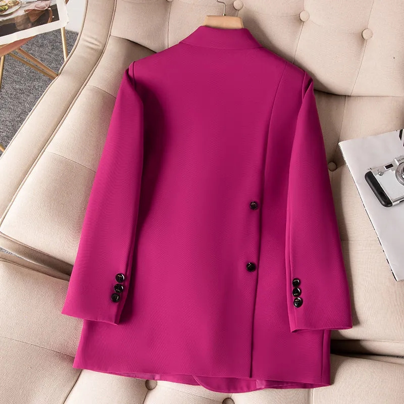 Women Formal Wear Winter - Blazers formais para mulheres, manga comprida,