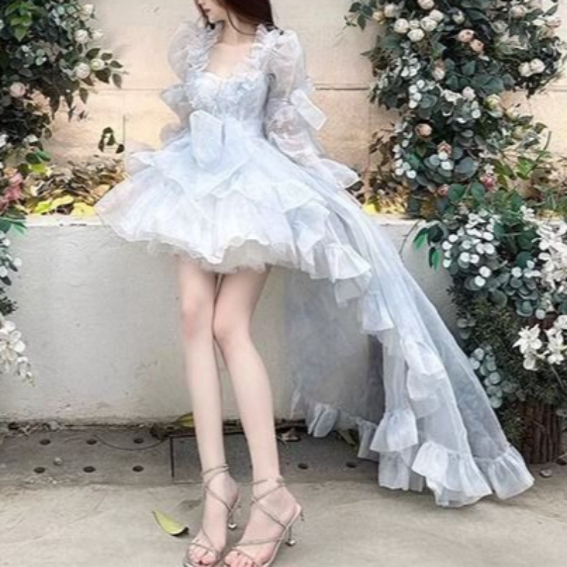 Vestido de Tule Feminino Estil - Women Formal Wear For Graduation avaliação e preço