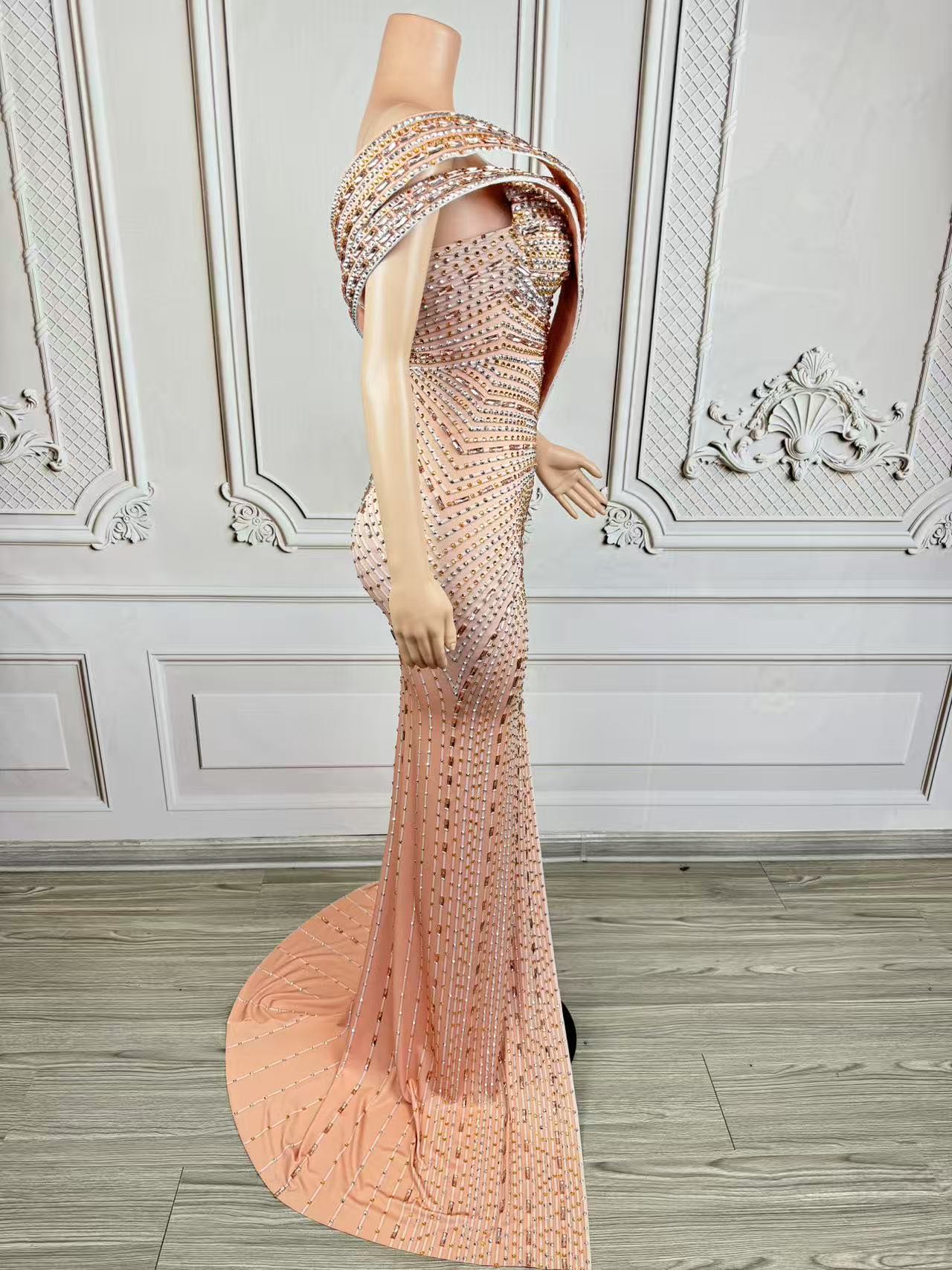 Xiangbin cristais brilhantes v - Women Formal Wear For Graduation avaliação e preço