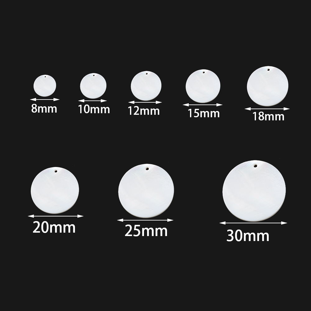 5-30 peças de discos de madrep - Pearl Earring Stud avaliação e preço
