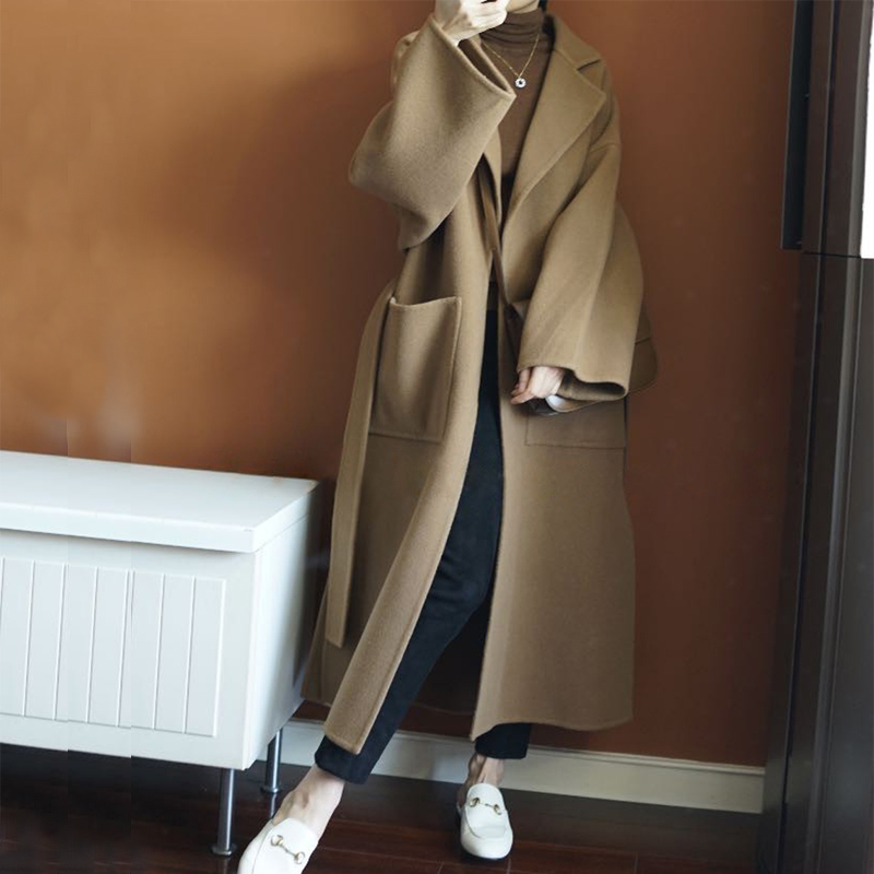 Casaco Longo Elegante Feminino - Women Formal Wear Winter avaliação e preço