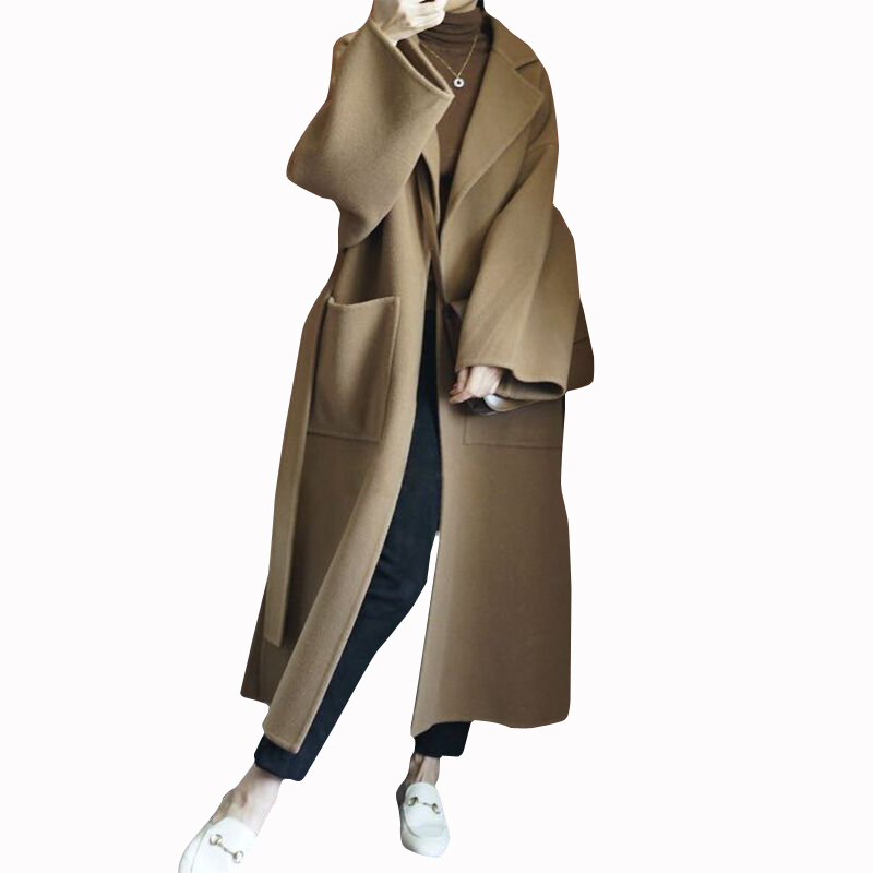 Casaco Longo Elegante Feminino - Women Formal Wear Winter avaliação e preço