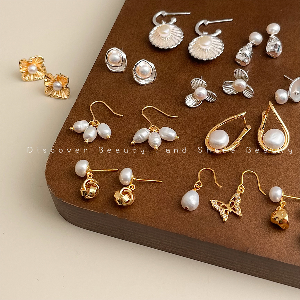 Acessórios DIY: Brincos de pér - Pearl Earring Stud avaliação e preço