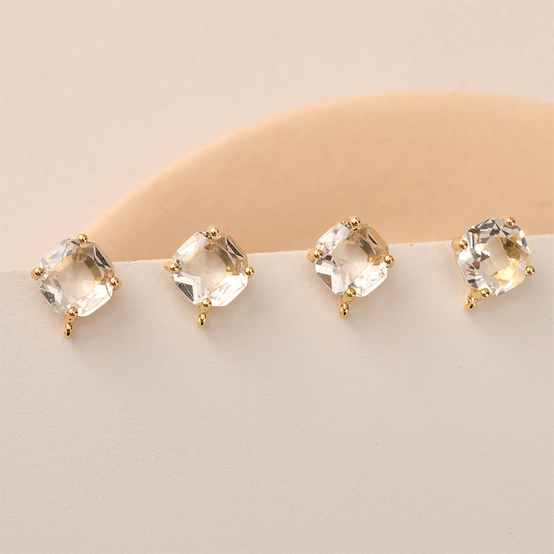 10 pares de cores facetadas br - Pearl Earring Stud avaliação e preço