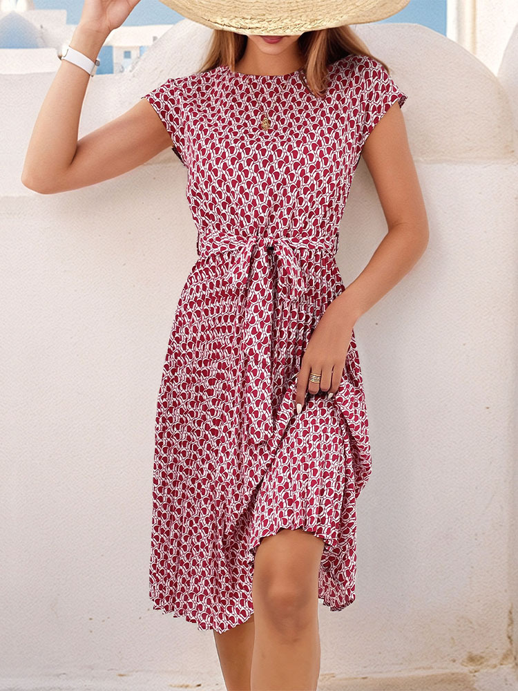 Msfilia verão impressão plissa - Women Formal Wear Zara avaliação e preço