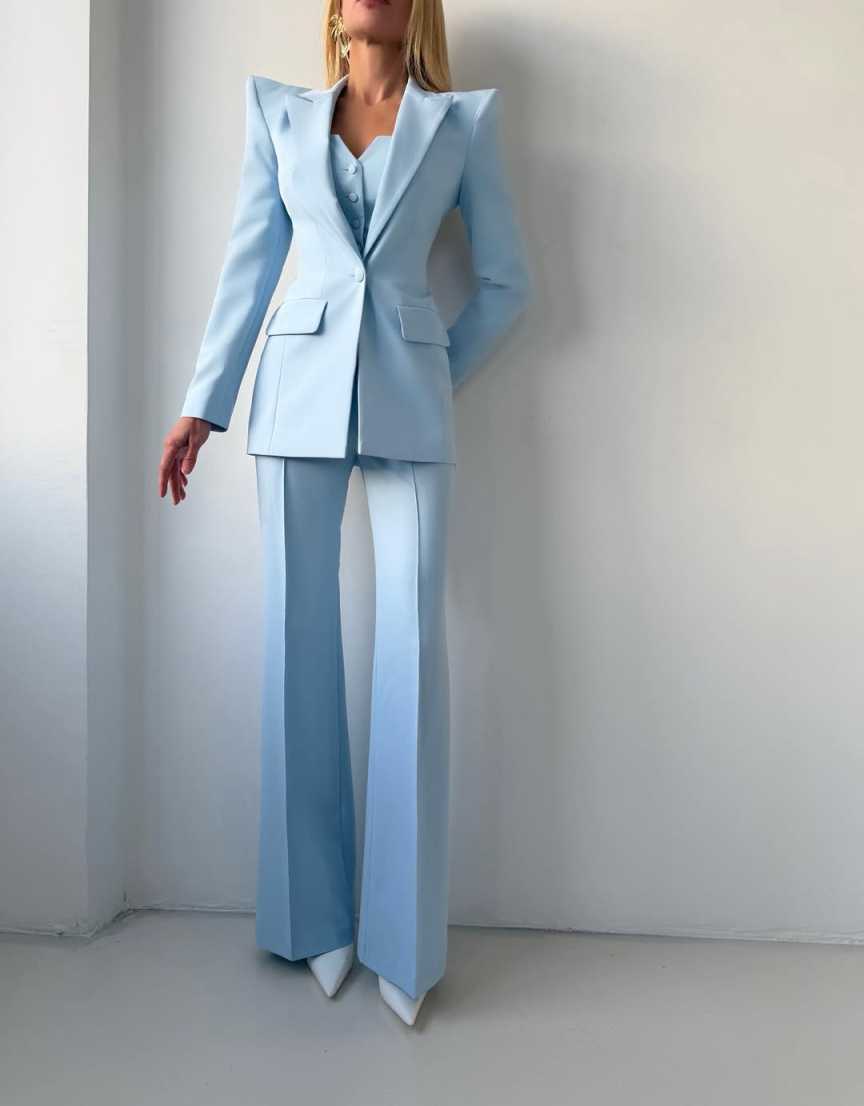 Conjuntos de Blazer para Mulhe - Women Formal Wear For Graduation avaliação e preço