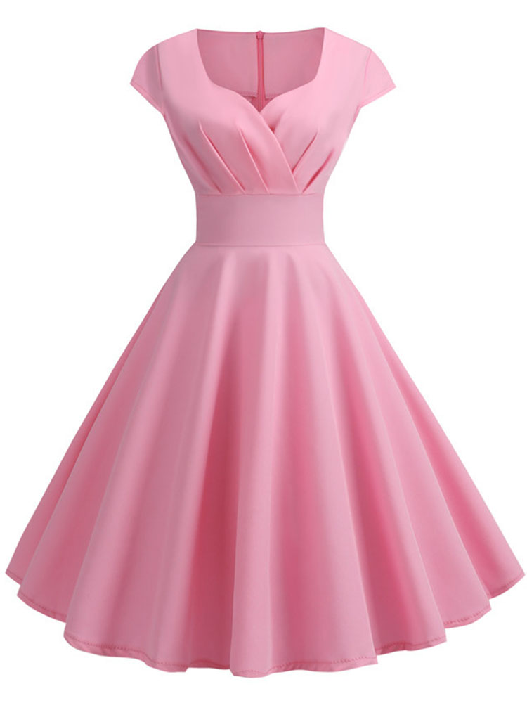 Vestido de verão rosa feminino - Women Formal Wear Zara avaliação e preço